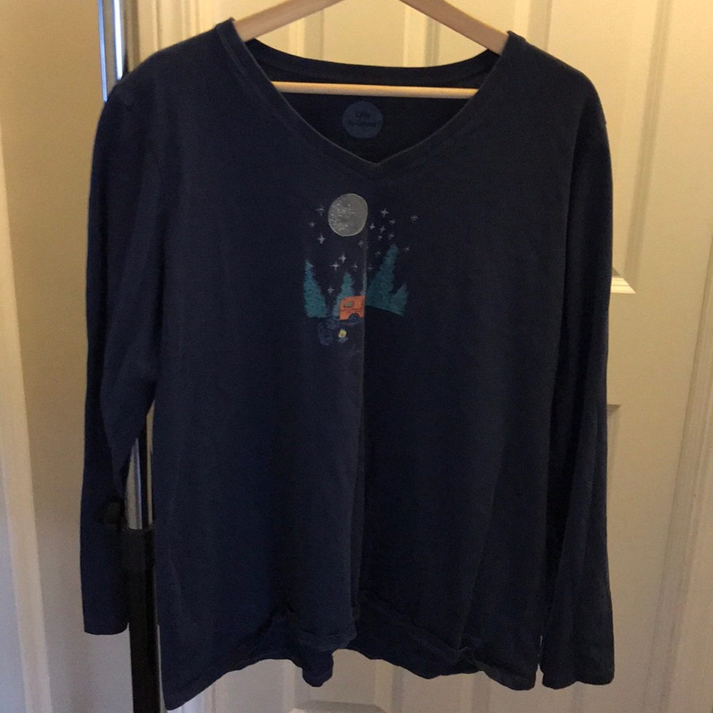 Life Is Good XXL long sleeve camper simplicity